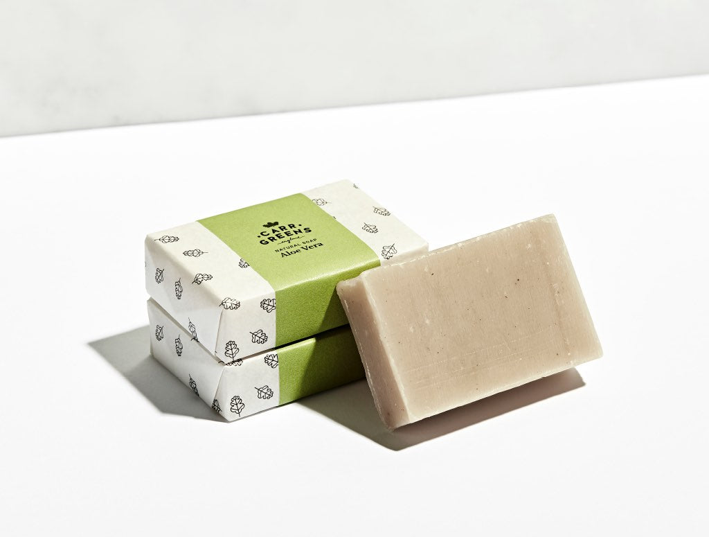 Eco-Friendly Vegan Natural Soap Triple Pack & Dish Set